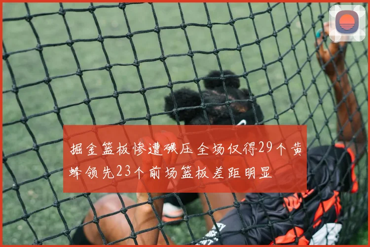 掘金篮板惨遭碾压全场仅得29个黄蜂领先23个前场篮板差距明显
